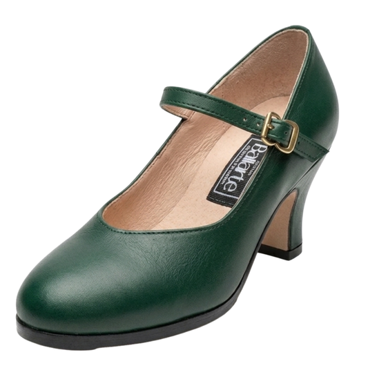 Zapatilla Profesional Folclore Color Verde Bandera