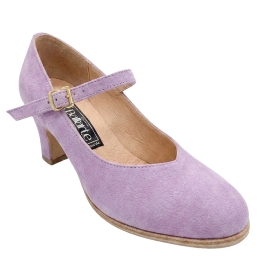 Zapatilla Profesional Folclore Gamuza Lila